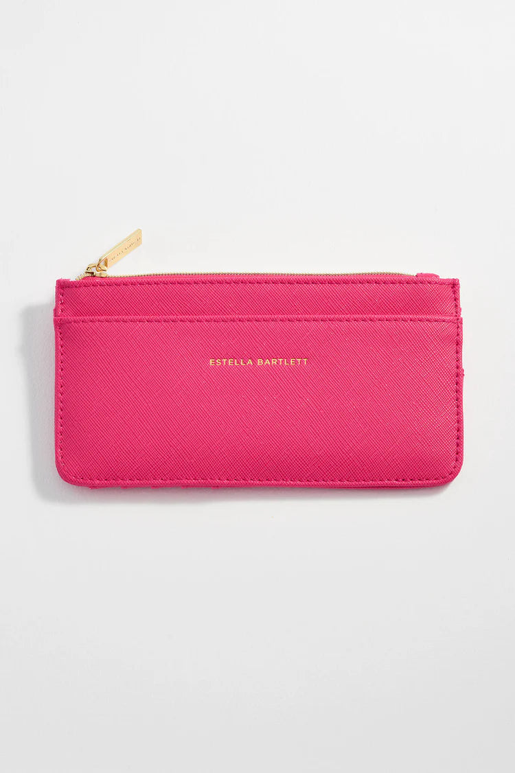 Large Card Purse-Hot Pink